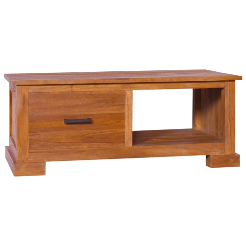 VIDAXL  Tv Cabinet 35.4"x19.7"x14.6" Solid Teak Wood