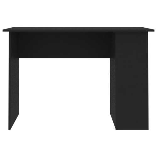 vidaXL Desk Black 43.3"x23.6"x28.7" Chipboard
