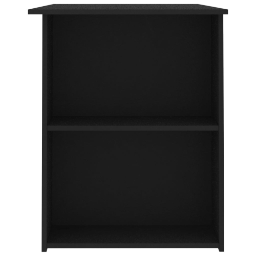 vidaXL Desk Black 43.3"x23.6"x28.7" Chipboard