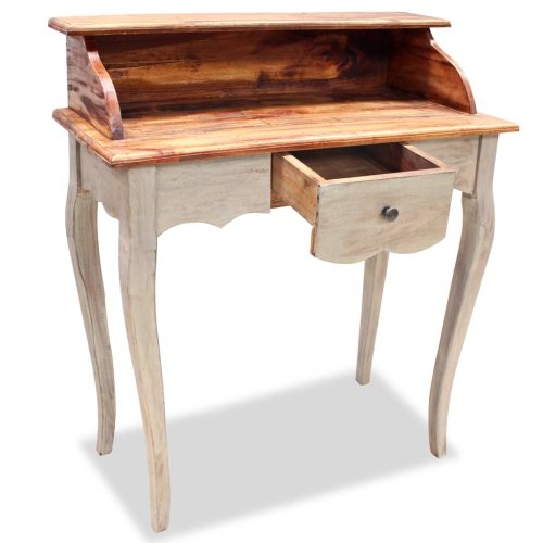 vidaXL Writing Desk Solid Reclaimed Wood 31.5"x15.7"x36.2"