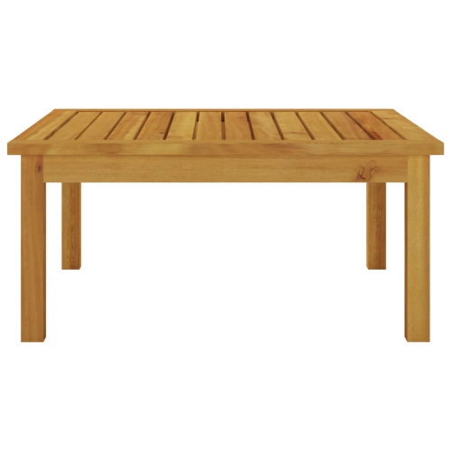 vidaXL Patio Lounge Table 24.8"x24.8"x11.8" Solid Acacia Wood