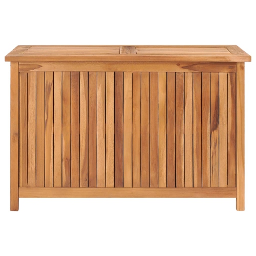 vidaXL Patio Storage Box 35.4"x19.7"x22.8" Solid Teak Wood