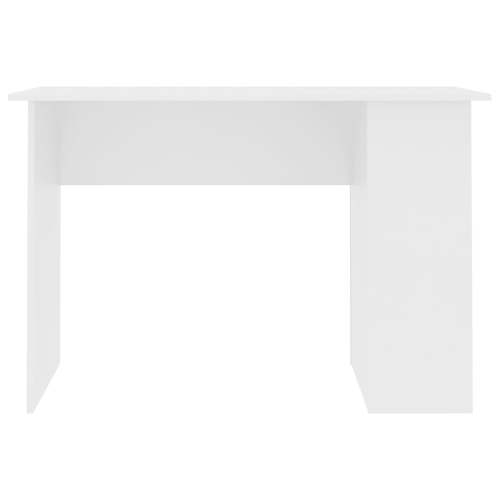 vidaXL Desk White 43.3"x23.6"x28.7" Chipboard