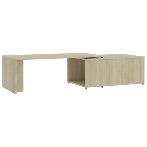 vidaXL Coffee Table Sonoma Oak 59.1"x19.7"x13.8" Chipboard