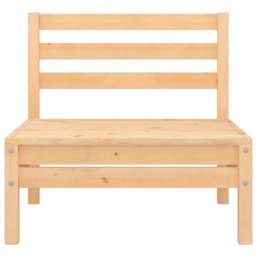 Ensemble patio de 3 pièces en bois massif Pinewood vidaXL