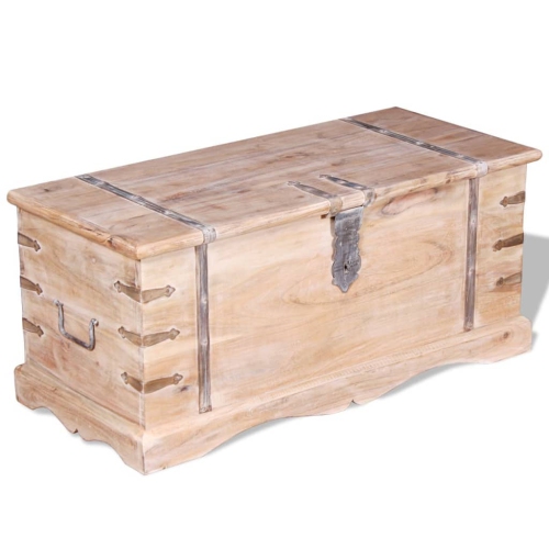 VIDAXL  Storage Chest Acacia Wood