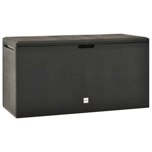 VIDAXL  Patio Storage Box Anthracite 44.9"x18.5"x23.6"