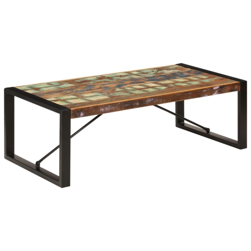 vidaXL Coffee Table 47.2"x23.6"x15.7" Solid Reclaimed Wood