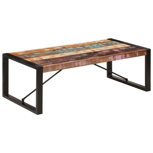 vidaXL Coffee Table 47.2"x23.6"x15.7" Solid Reclaimed Wood
