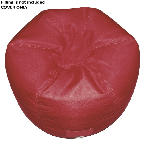 Fauteuil poire solide rond de Boscoman pour adolescents – HOUSSE rouge Zinnia SEULEMENT – 96070073