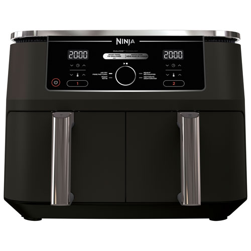 Ninja Foodi 4-in-1 Dual Zone Air Fryer - 9.46kg/10Qt - Black - Only at Best Buy