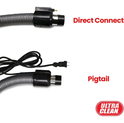 ACCESSOIRES de luxe POUR tapis à aspirateur central ULTRA CLEAN avec tuyau haute tension, 6 brosses à tapis électriques réglables, brosse à plancher