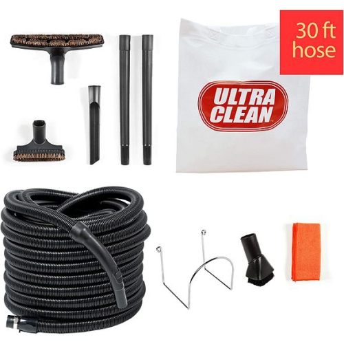 Ultra Clean Premium Central Vacuum Garage Attachment Kit