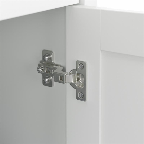 Salinas Accent Storage Cabinet with Doors in White/Shiplap - Engineered Wood