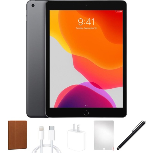 Apple iPad 7 (7th Gen, 2019), 32GB, Space Gray, WiFi, Bundle only from eReplacements by APPLE - Refurbished condition - Image 2
