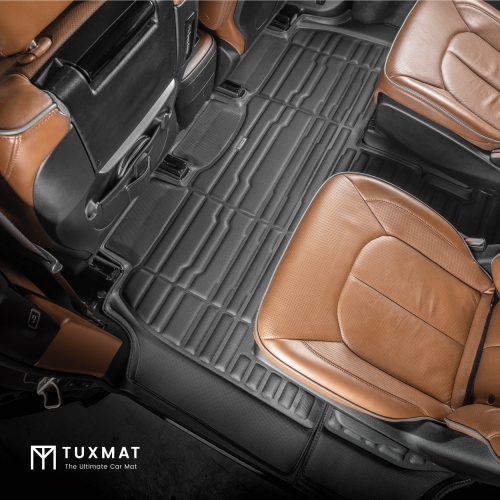 TuxMat - For Chrysler Pacifica 7-Seater Hybrid Limited 2017-2020 Models - Custom Car Mats - Maximum Coverage, All Weather, Laser Measured - Full Set