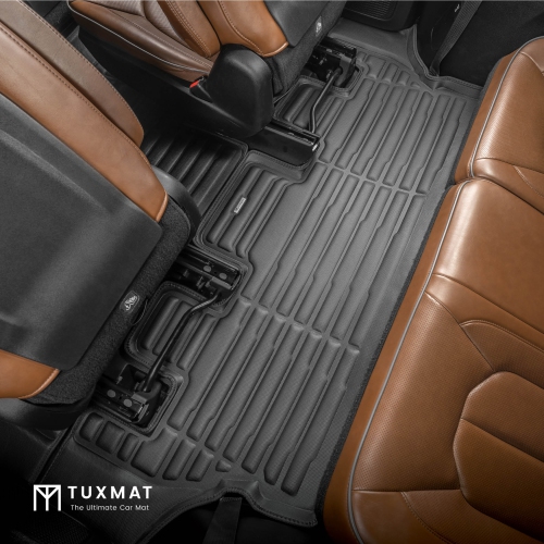 TuxMat - For Chrysler Pacifica 7-Seater Hybrid Limited 2017-2020 Models - Custom Car Mats - Maximum Coverage, All Weather, Laser Measured - Full Set