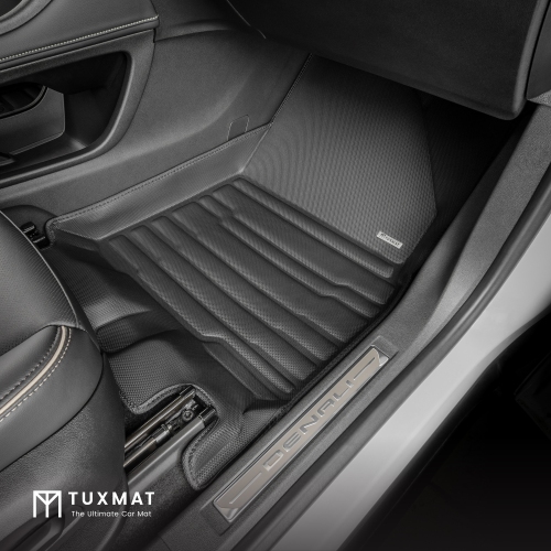 Tapis Tuxmat pour GMC Acadia à 6 sièges 2017-2023 places - Tapis personnalisé - Couverture maximale, toutes saisons, mesuré au laser - cet ensemble