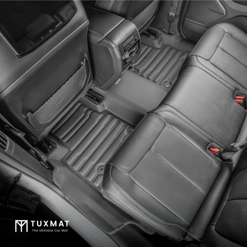 Tuxmat - pour les modèles Jeep Grand Cherokee 2022-2025 - Tapis de voiture personnalisé - Couverture maximale, toutes saisons, laser mesuré - cet