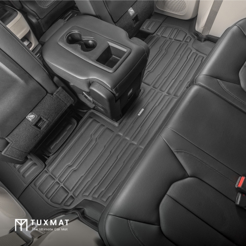 TuxMat - For Chrysler Pacifica 8-Seater Limited 2017-2020 Models - Custom Car Mats - Maximum Coverage, All Weather, Laser Measured - This Full Set