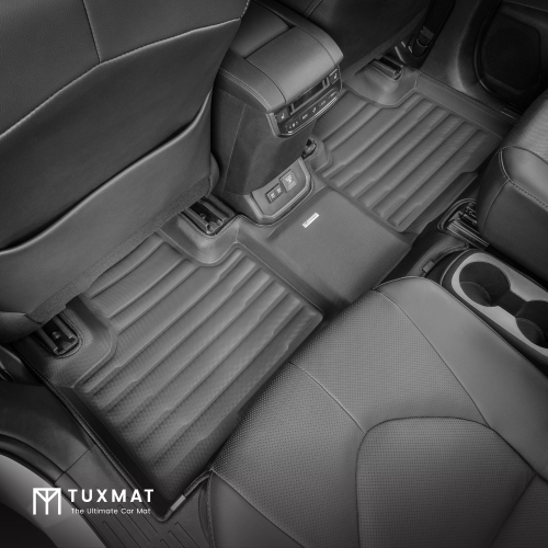 TuxMat - For Toyota Highlander 7-Seater Hybrid 2020-2026 Models - Custom Car Mats - Maximum Coverage, All Weather, Laser Measured - This Full Set