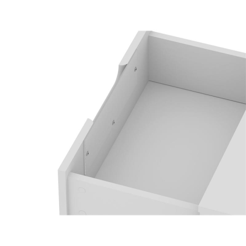 Rockefeller Wood Nightstand in White