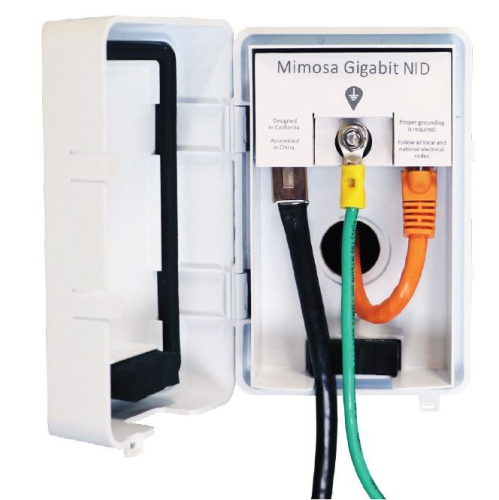 Mimosa 100-00039 NID Gigabit Network Interface Device Network Surge Protector