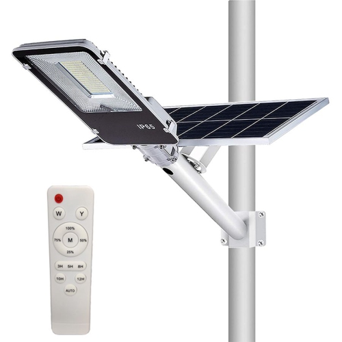 ISTAR  200W Solar Street Light Outdoor, Dusk to Dawn Solar Lights Outdoor With Remote Control