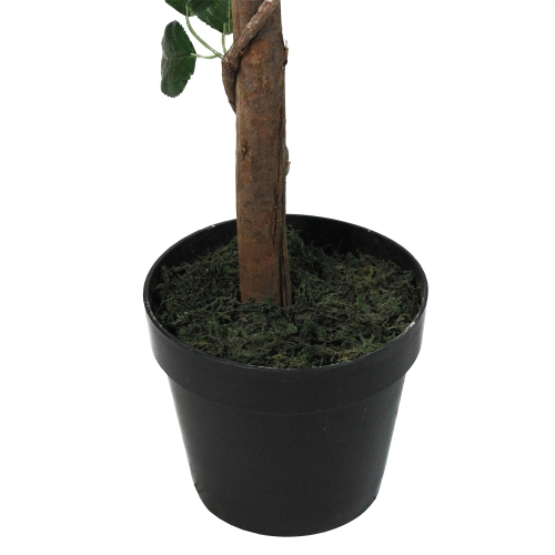 47" Potted Green and Pink Artificial Rose Tree