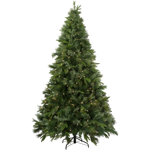 7.5' Pre-Lit Full Ashcroft Cashmere Pine Artificial Christmas Tree - Clear Dura-Lit Lights
