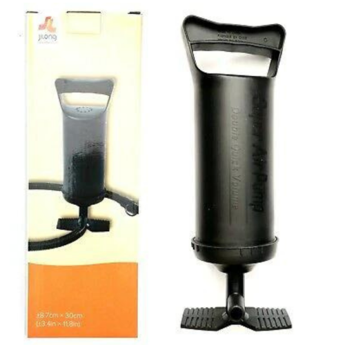 Jilong Multi-Purpose Double-Action Hand Pump Perfect inflator/deflator Pumps Quick-Fill Portable Pump with 3 nozzles for air Mattress, Paddling Pool,