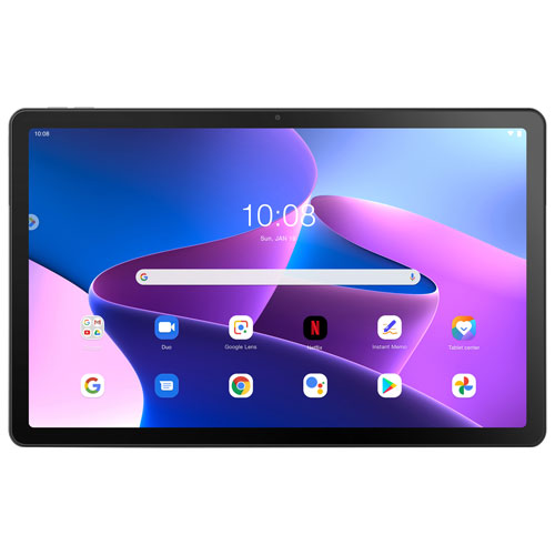 Tablette Tab M10 Plus 10,6 po 64 Go Android 12 S de Lenovo à processeur octocoeur MediaTek G80 - Gris orageux