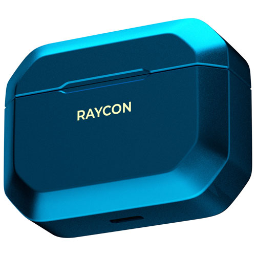 Écouteurs boutons de jeu 100 % sans fil à isolation sonore de Raycon - Bleu