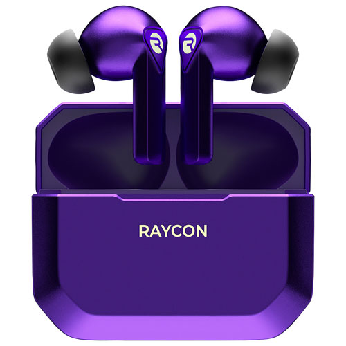 Raycon Gaming In-Ear Sound Isolating True Wireless Earbuds - Purple