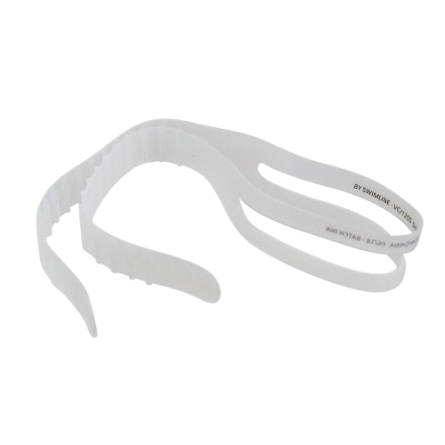 21" White and Clear Replacement Mask Strap Swimming Pool Accessory