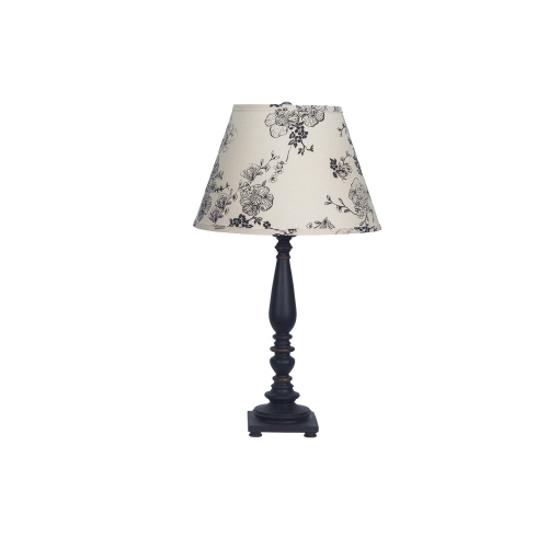 Table Lamp With Wild Roses Shade, Best Traditional Table Lamps