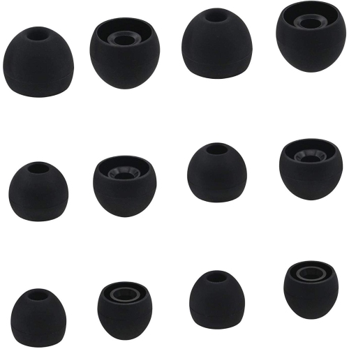 Eartips for Sony in-Ear Headphone, 6 Pairs Silicone Replacement Ear Tips Earbud Tips, Fit for Sony MDR