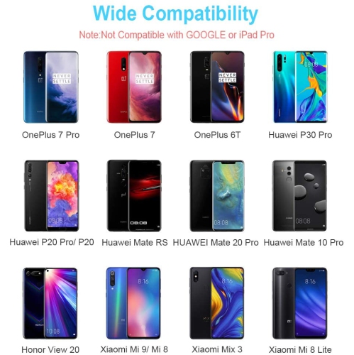 Écouteurs bouton USB-C avec microphone, écouteurs bouton USB-C stéréo de type C haute fidélité compatibles avec OnePlus