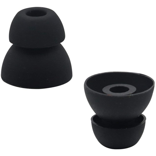 Replacement Ear Tips for Powerbeats Pro Headphone, 8 Pairs S M L D 4 Sizes Soft Silicone Earbud Tips, Fit