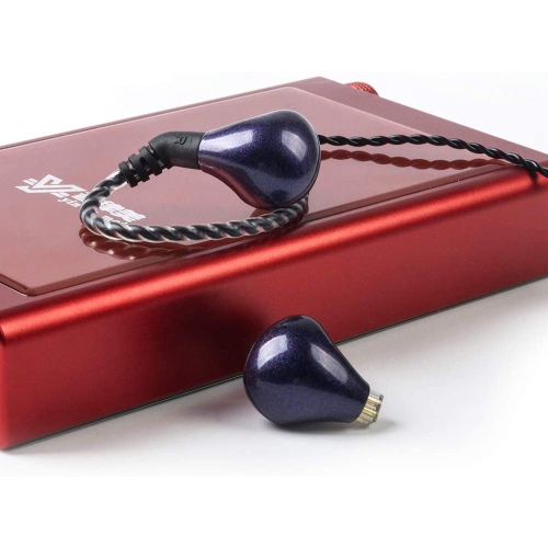 Écouteurs bouton BLON 03 de HiFi DJ, écouteurs bouton Dynamic Drive à diaphragme en carbone de 10 mm de Kirsite Cavity, Diamond Mirror