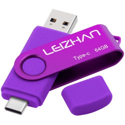 USB 3.0 64GB Type-c USB Flash Drive, USB C Phone Picture Stick for Samsung Galaxy S10,S9, Note 9, S8, S8 Plus