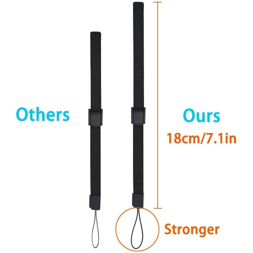 Dragonne, dragonne universelle, 2 bracelets avec dragonne et curseur ajustable pour télécommande Wii de Nintendo