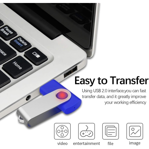 USB Stick 32GB 5 Pack USB Flash Drive Memory Stick Jump Drive USB 2.0 Stick Thumb Stick Pen Drive