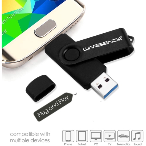 OTG USB 3.0 Flash Drive High Speed USB Photo Stick for PC/Tablet/Mac/Micro Port Android Phone