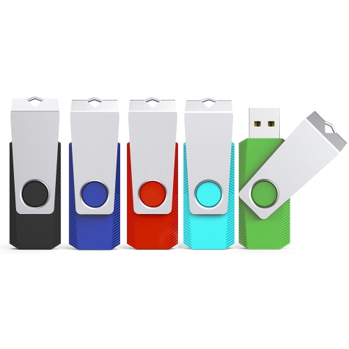 Tender flota Penetración 64GB USB Stick Flash Drive 5 Pack Memory Stick 2.0 Swivel Design Thumb  Drive Jump Drive Pen Drive Bulk USB Key | Best Buy Canada