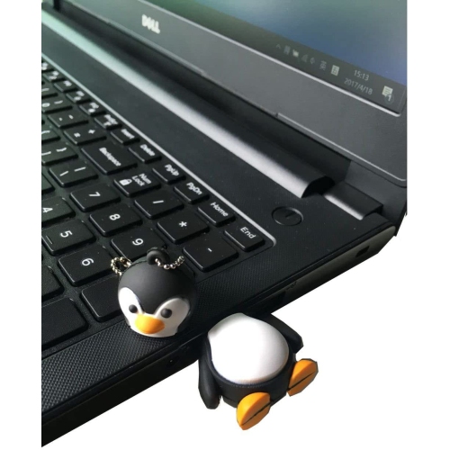32GB 2.0 Cartoon Penguin Animals Model Queen USB Flash Drive Memory Stick Thumb Stick Storage Data Birthday