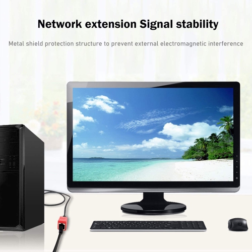 RJ45 Coupler in-Line Coupler Cat6 Cat5e Cat5 Ethernet Cable Extender Adapter Female to Female