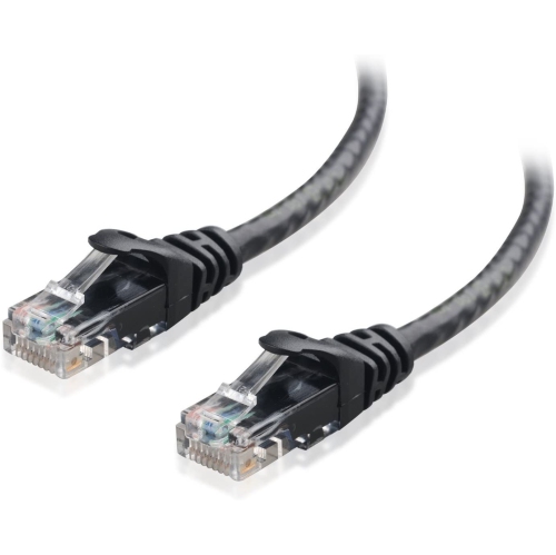Image 1 of 5.. Cat6 Ethernet Cable 20ft in Black 20 Feet - Available 20FT - 150FT in
