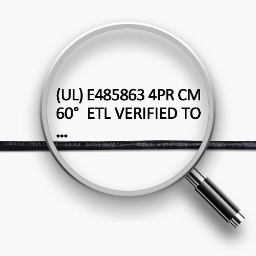 Câble Ethernet Cat6 de 20 pi - Noir de 20 pi - 20 PI - 150 pi