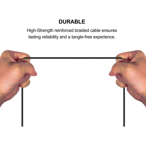 Audio Cable Replacement with in-Line Mic and Remote Volume Control - Compatible with Sennheiser HD525 HD545 HD565 HD580